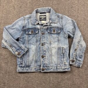 OshKosh B'gosh Denim Jacket‎ Kids 5T Kidcore Back to School Unisex Trucker